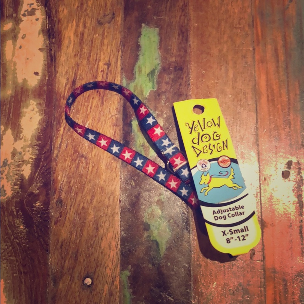 Yellow Dog Design adjustable dog collar- NWT